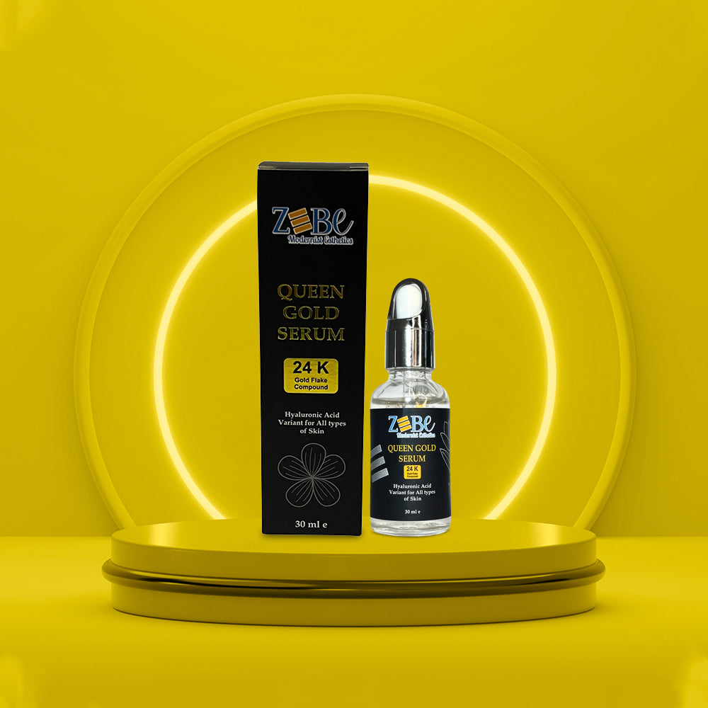 Queen Gold Serum - 24K Gold Flake Compound - Hyaluronic Acid