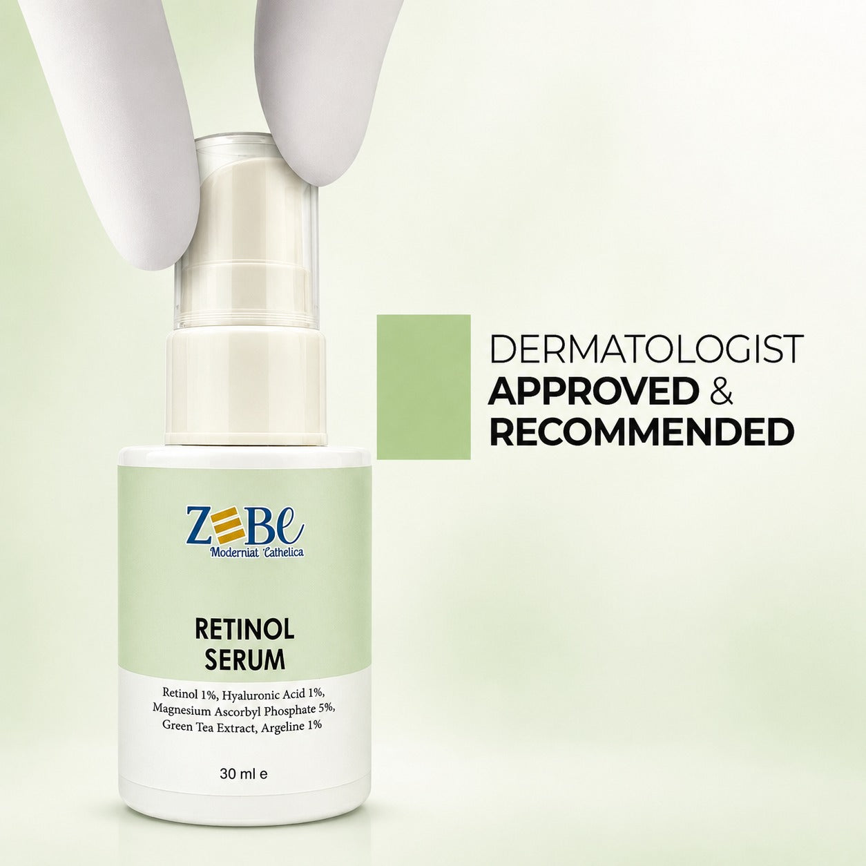 Zebe 1% Retinol Serum – For Smooth, Radiant & Youthful Skin