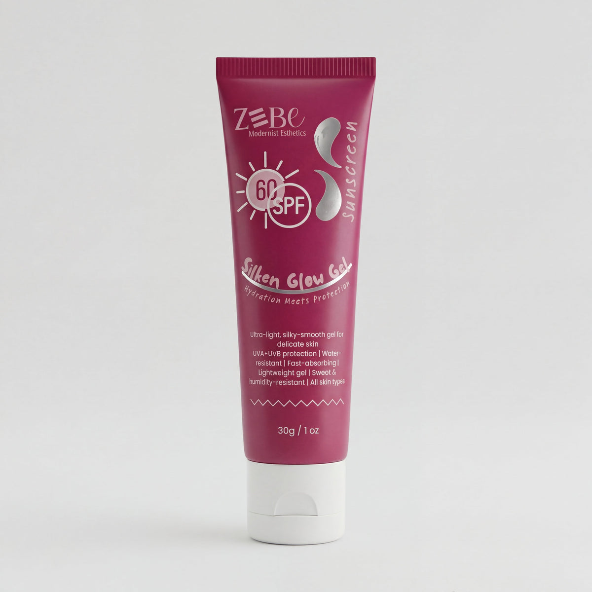 Silken Glow Sunscreen Gel SPF 60 PA++++ (30ml)